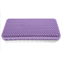Triangle Hole Flat Design TPE Purple Pillow